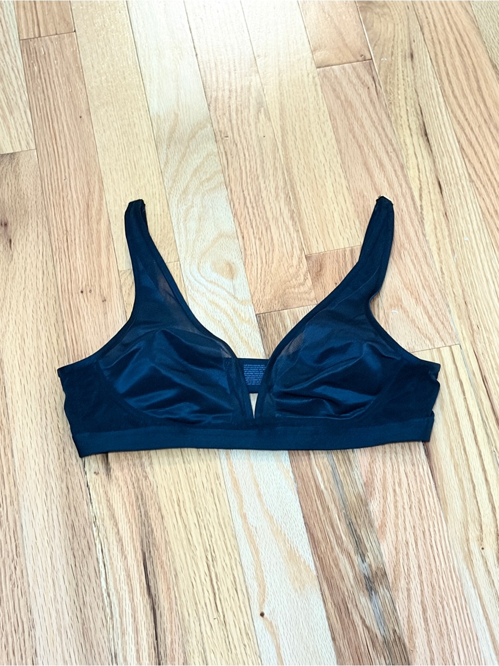 Soma 34B Black Mesh Wireless Bralette Bra